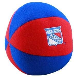  New York Rangers Red Royal Blue Plush Team Ball Rattle 