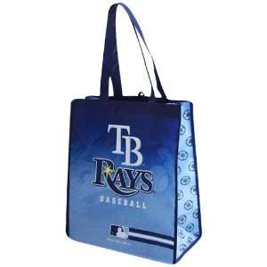   Rays Royal Blue Light Blue Fade Reusable Tote Bag: Sports & Outdoors