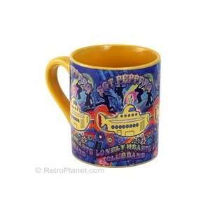 Beatles Mug   Sgt Peppers Style in Yellow by Silver Buffalo:  