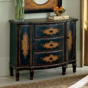   0674059   Console Cabinet (Coffee Hand Painted): Home & Kitchen