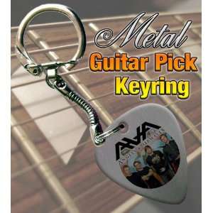  Angels & Airwaves Metal Guitar Pick Keyring Musical 