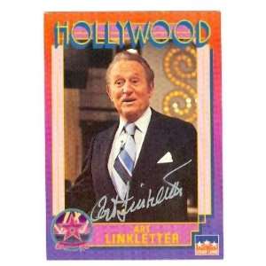 Art Linkletter Autographed Hollywood Walk of Fame Trading Card  