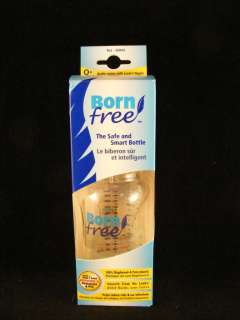 Born Free Plastic Baby Bottle 9oz With Venting System BPA Free Reduce 
