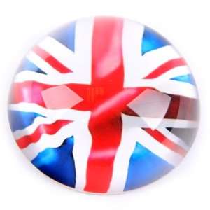  Glass Dome Paperweight, UK Flag: Home & Kitchen