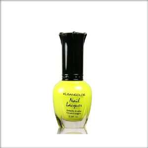  KleanColor Nail Polish Lacquer Funky Yellow Top Coat Clean 