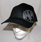 NEW BACARDI RUM BAT LOGO BLACK HAT ONE SIZE FLEX FIT HA