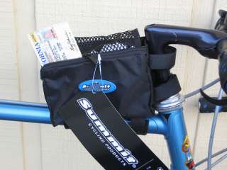 TRI BAG BENTO BOX Bicycle Bike Pack f GELS w ZIP Pocket  