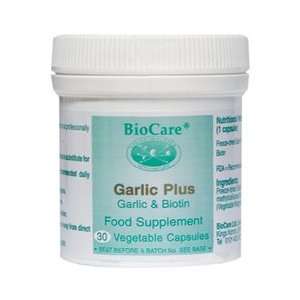  Biocare Garlic Plus (with biotin) 90 vegi capsules Health 