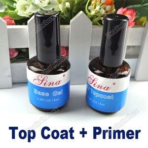 Popular Stylish Top Coat Primer Base Gel Nail Art UV Gel Polish  