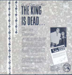 Elvis Presley: The King Is Dead On Air Tributes LP M SEALED UK Magnum 
