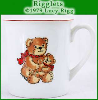 RIGGLETS Bear Child Mug LUCY & ME RIGG ENESCO ©1979 NIB  