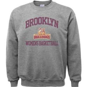 Brooklyn College Bulldogs Sport Grey Varsity Washed Womens Basketball 
