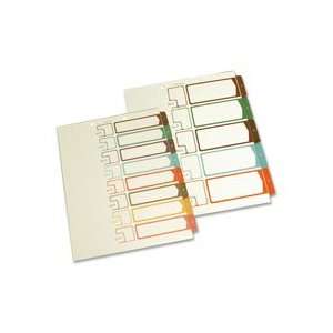  Selco Industries, Inc. TOC Dividers, 8 Tab, Ltr, 2 Hole 