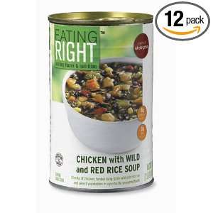 Eating Right Chicken with Wild and Red Rice Soup , 18.6 Ounce Tins 