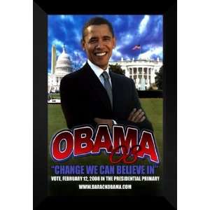    Barack Obama 27x40 FRAMED (Primary) Campaign Poster