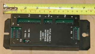 Rowe AMI CD jukebox title rack interface PCB 40856101  
