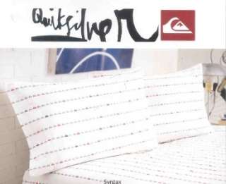 Quicksilver SYNTAX Red Logo FULL Sheet Set NIP  