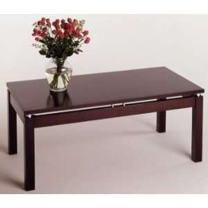  Linea Coffee Table with Chrome Accent: Home & Kitchen