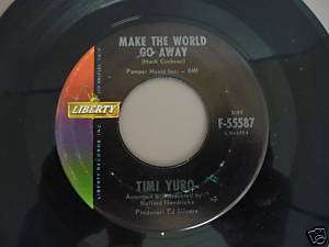 TIMI YURO Make The World Go Away 1963 Liberty 45 VG+  