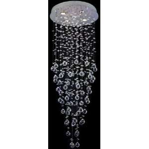  Bethel Zy01   5 Light Clear Crystal Drops Ceiling Fixture 