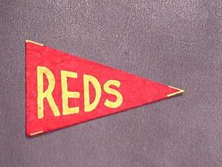 1940 Cincinnati Reds Baseball Felt Mini Pennant  