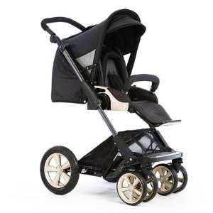  Zooper Flamenco Stroller in Rich Black Baby