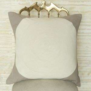 New Sferra Kelly Wearstler Eclipse Tides Onyx Decorative Pillow  