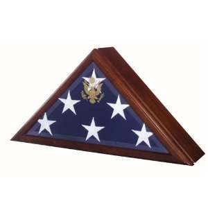   American Made Vice Presidential Flag Case /Urn Pedestal Combination