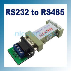 New DB9 PIN RS 232 to RS 485 Adapter Interface Converter 300~115200 