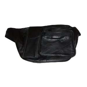 Lamb Leather Waist Bag Fanny Pack:  Sports & Outdoors
