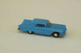 Blue Ford Thunderbird EKO 1:86 HO Plastic Toy Car Vehicle  