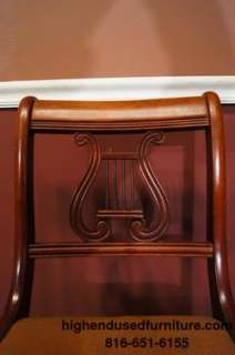 GEORGETOWN GALLERIES Solid Mahogany Ducan Phyfe Harp / Lyre Back 