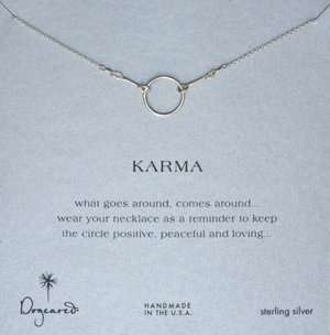 BARNES & NOBLE  Karma Necklace, 16 Silver by Dogeared Jewels & Gifts