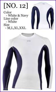 New Mens Muscle Compression Under Layer Tight Shirts   Long Sleeve 