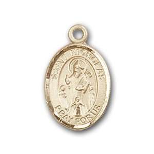   or Lapel Badge Medal with St. Nicholas Charm and Godchild Pin Brooch