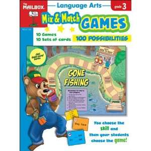  Center TEC61129 Mix Match Games Language Arts Gr 3: Toys & Games