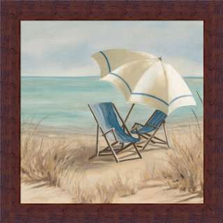 Summer Vacation II by Carol Robinson Adirondack Chair Beach 12x12 