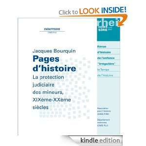 Hors série  2007   Pages dhistoire, la protection judiciaire des 