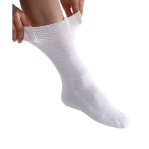  Silverts 0193200 Womens Diabetic Edema Sock Color White Baby