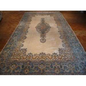    10x19 Hand Knotted Kerman Persian Rug   100x196: Home & Kitchen