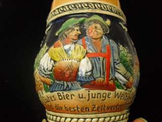Lidded Beer Stein Western Germany Weiber Sind die besten 