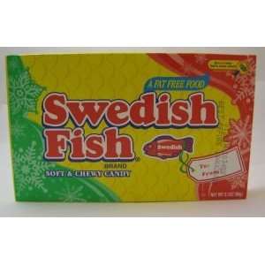 Christmas Swedish Fish Candy Theater Box   3.1oz:  Grocery 