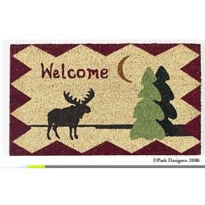  Park Designs Timber Ridge Lodge Moose & Pinetree Doormat 