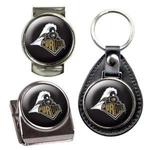  Purdue University Key Chain Money Clip Magnet Gift Set 
