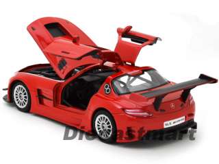 MOTORMAX 1:24 MERCEDES BENZ SLS AMG GT3 NEW DIECAST MODEL CAR RED 