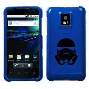  LG P999 G2X BLACK STORMTROOPER ON A BLUE HARD CASE COVER 