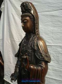 bronze statues manual process&Goddess of Mercy statue KuanYin GuanYin 