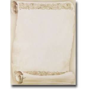   Blank Stock   Florentine Scroll Letterhead