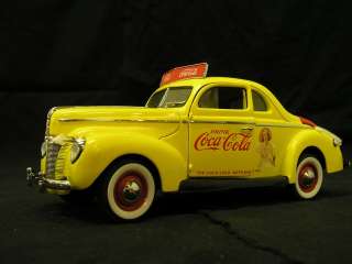   Ford Deluxe Coup Coca Cola Salesmans Car   Danbury Mint 1:24 Scale