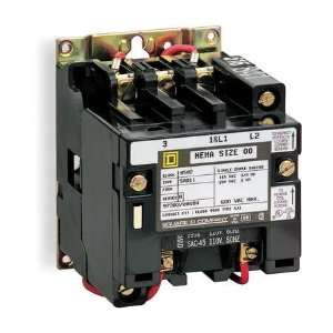  SQUARE D 8502SBO2V06 NEMA Contactor,480VAC,18A,Size0,3P 